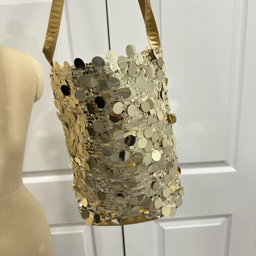 Gold Sequin Women's Bag